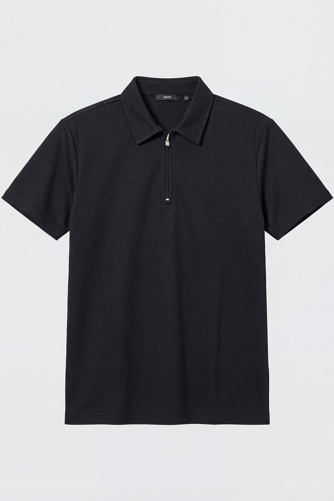 KOKO Pure-Ease Half-Zip Polo – Black