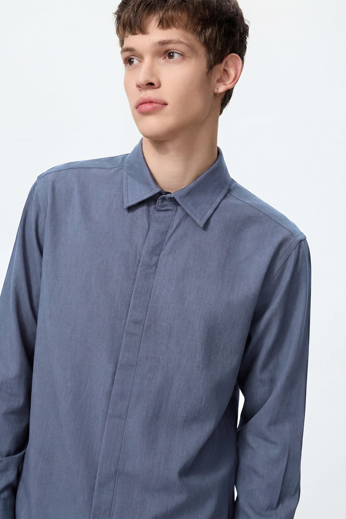 KOKO Pure-Ease Shirt – Blue, Brown, Silver