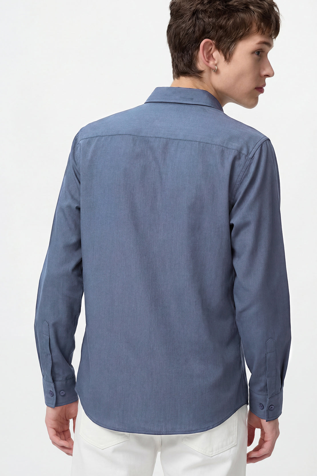 KOKO Pure-Ease Shirt – Blue, Brown, Silver