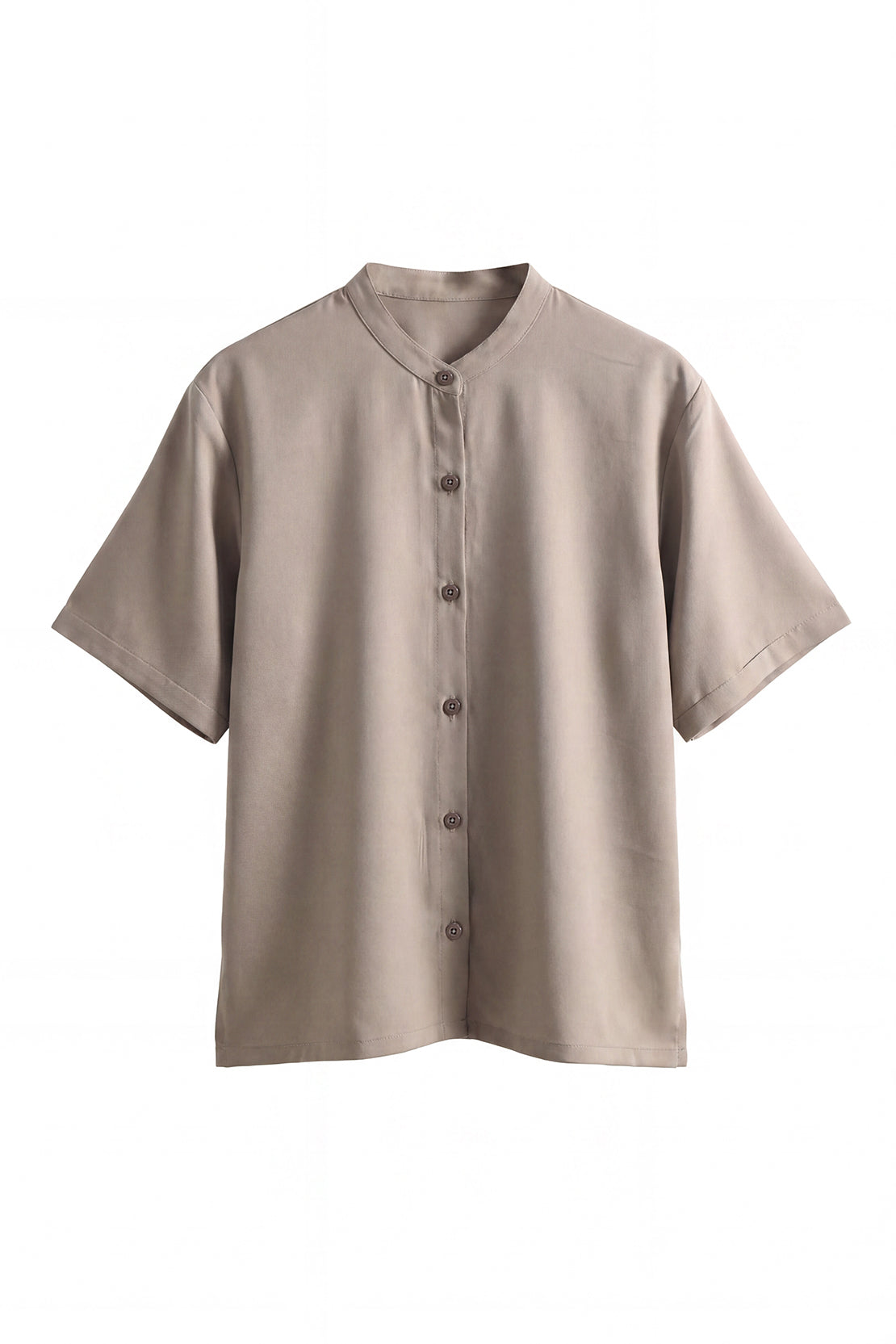 KOKO Pure-Ease Button-Down Shirt – Black & Beige