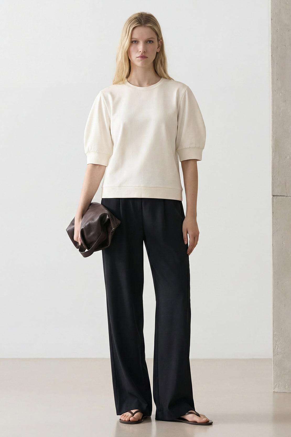 KOKO Modal Roma Relaxed T-Shirt – Black & Off-White