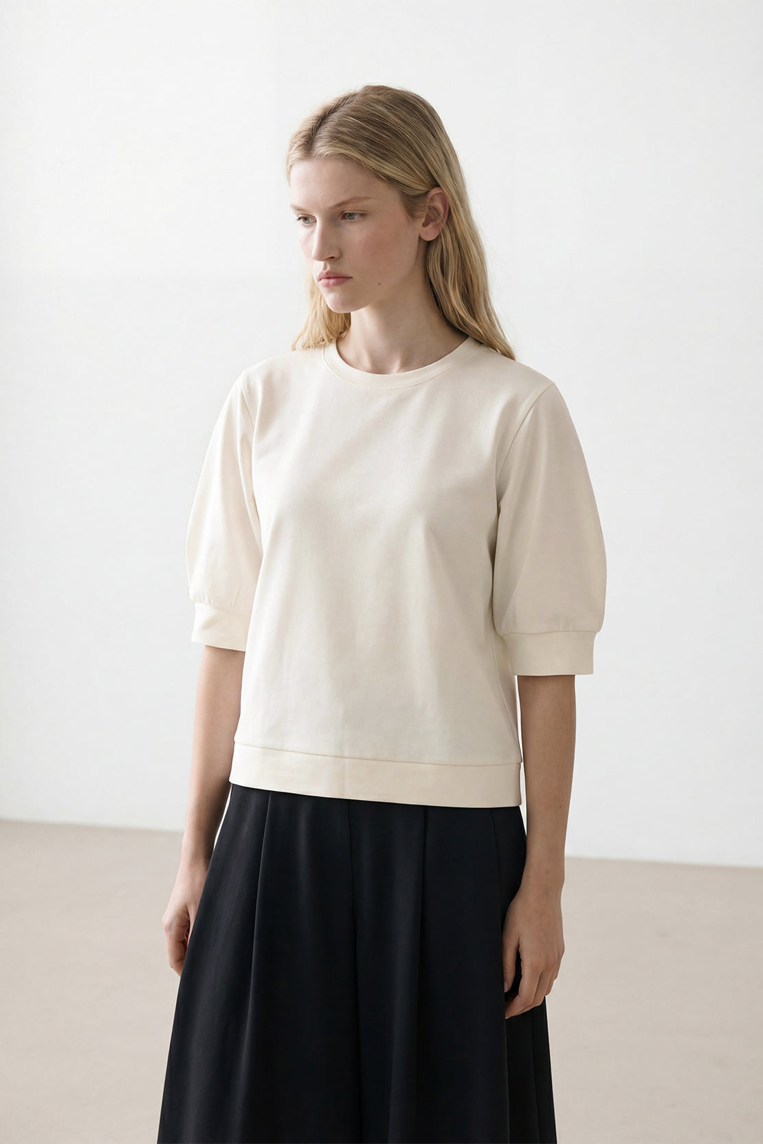 KOKO Modal Roma Relaxed T-Shirt – Black & Off-White