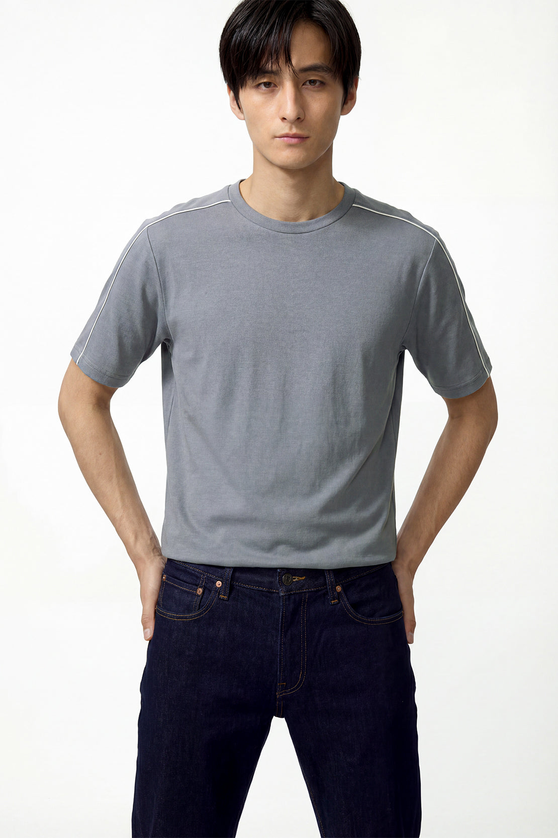 KOKO Modal Oversized T-Shirt – Black, Grey, Silver & Clay