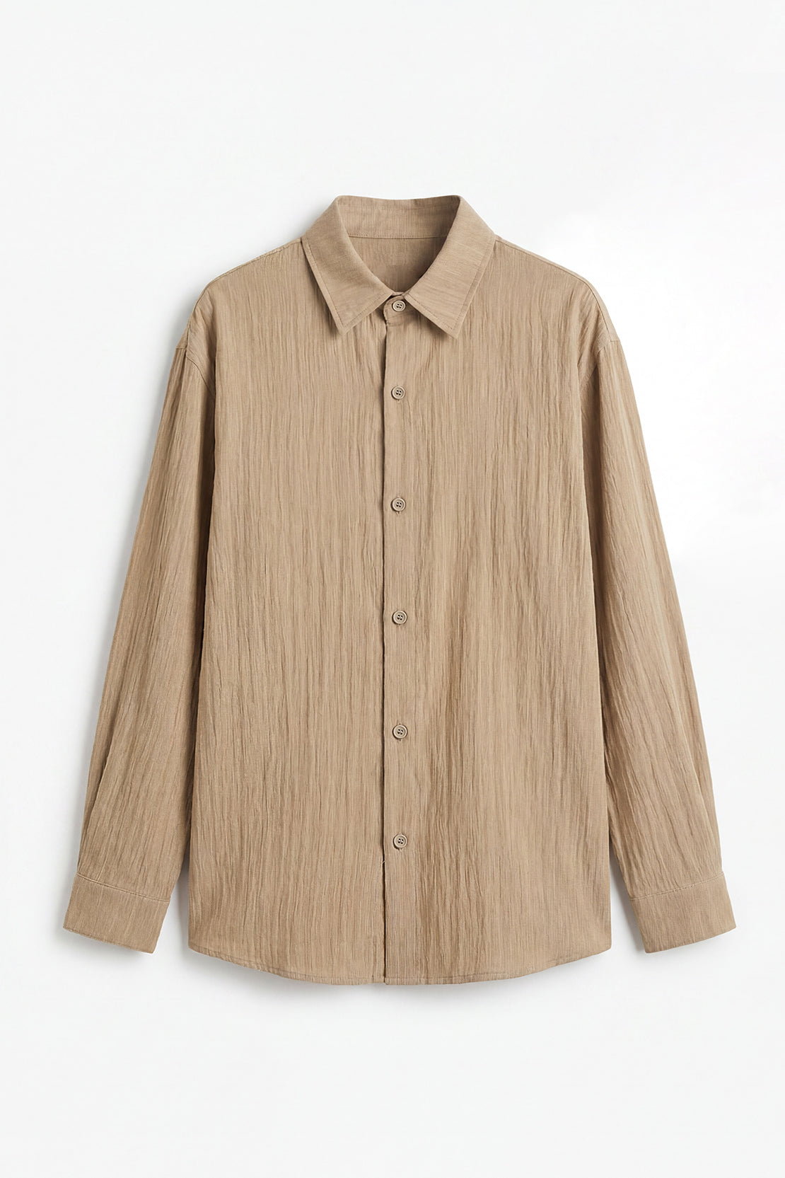 KOKO Light Weave Shirt – Beige