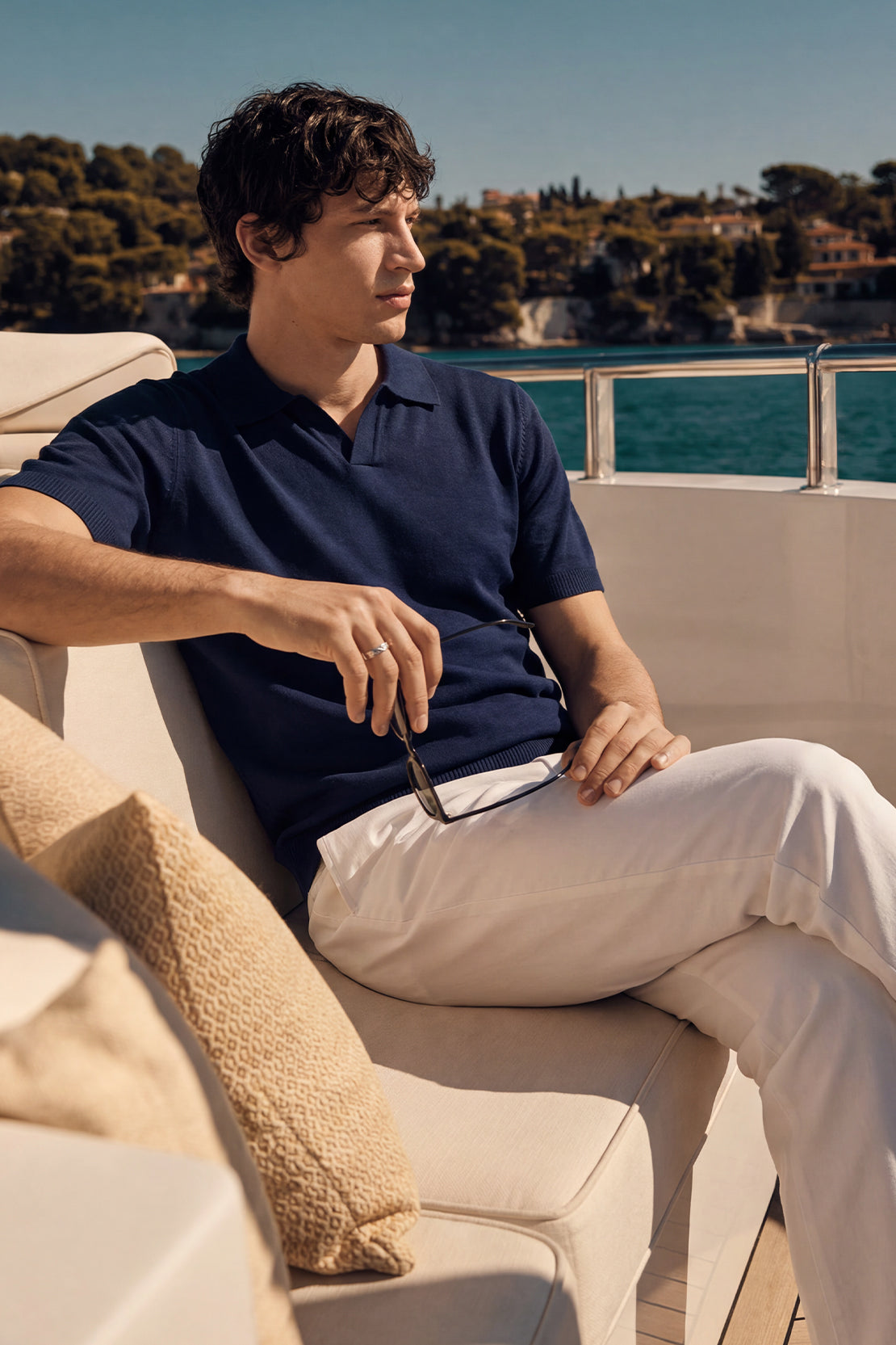 KOKO Core Knit Polo – Navy