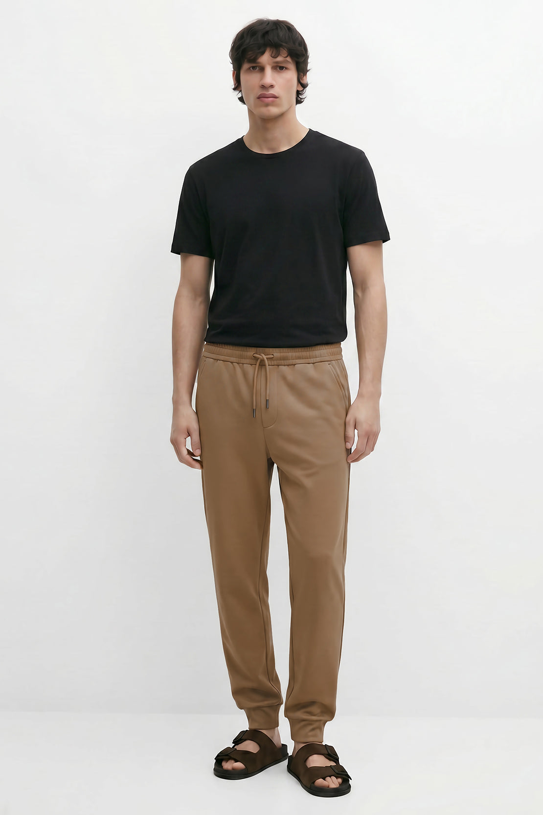 KOKO Plush Knit Jogger Bottom – Coffee