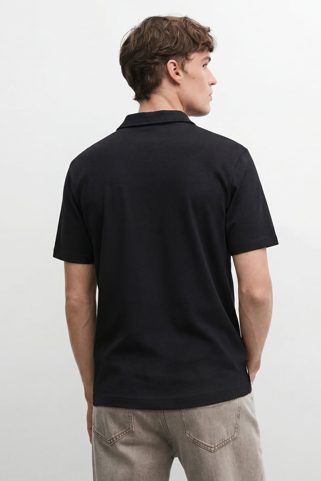 KOKO Soft Knit Short Sleeve Shirt – Black