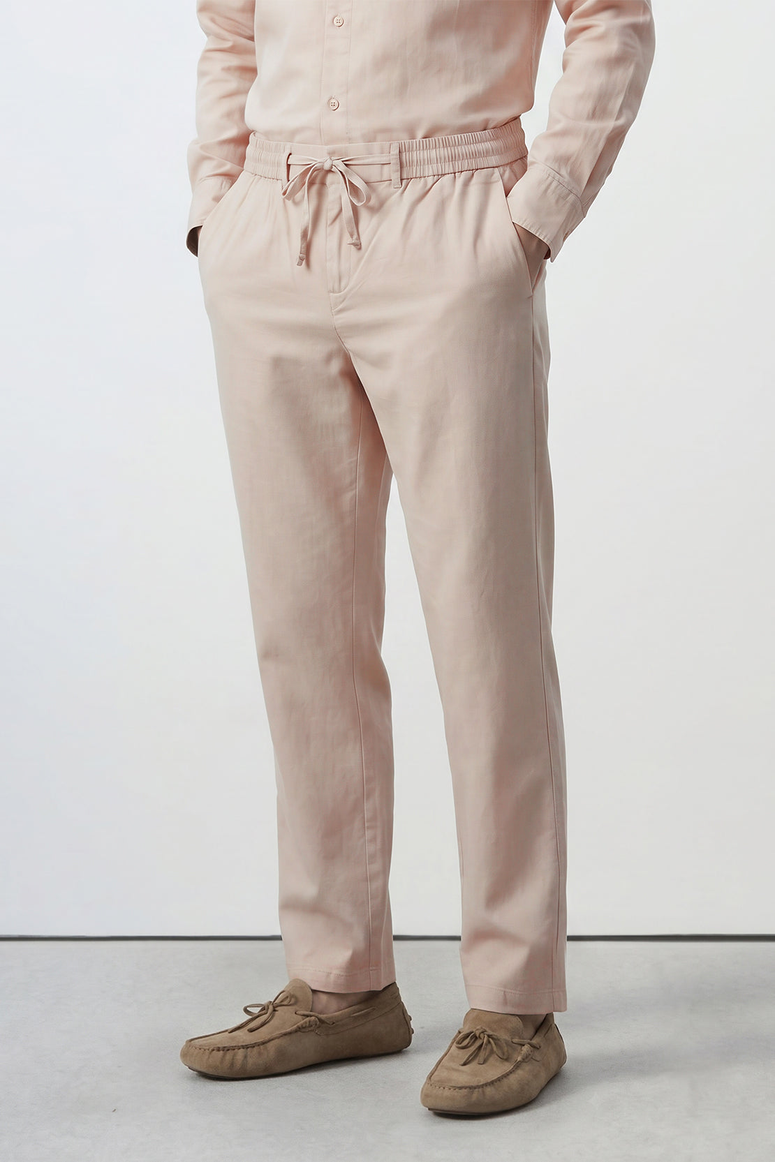 KOKO Linen Relaxed Pants – Beige