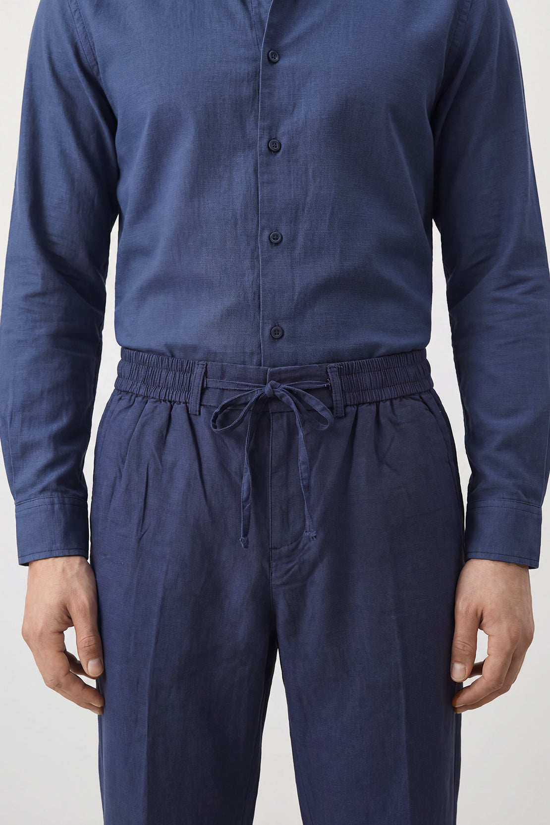 KOKO Linen Relaxed Pants – Navy