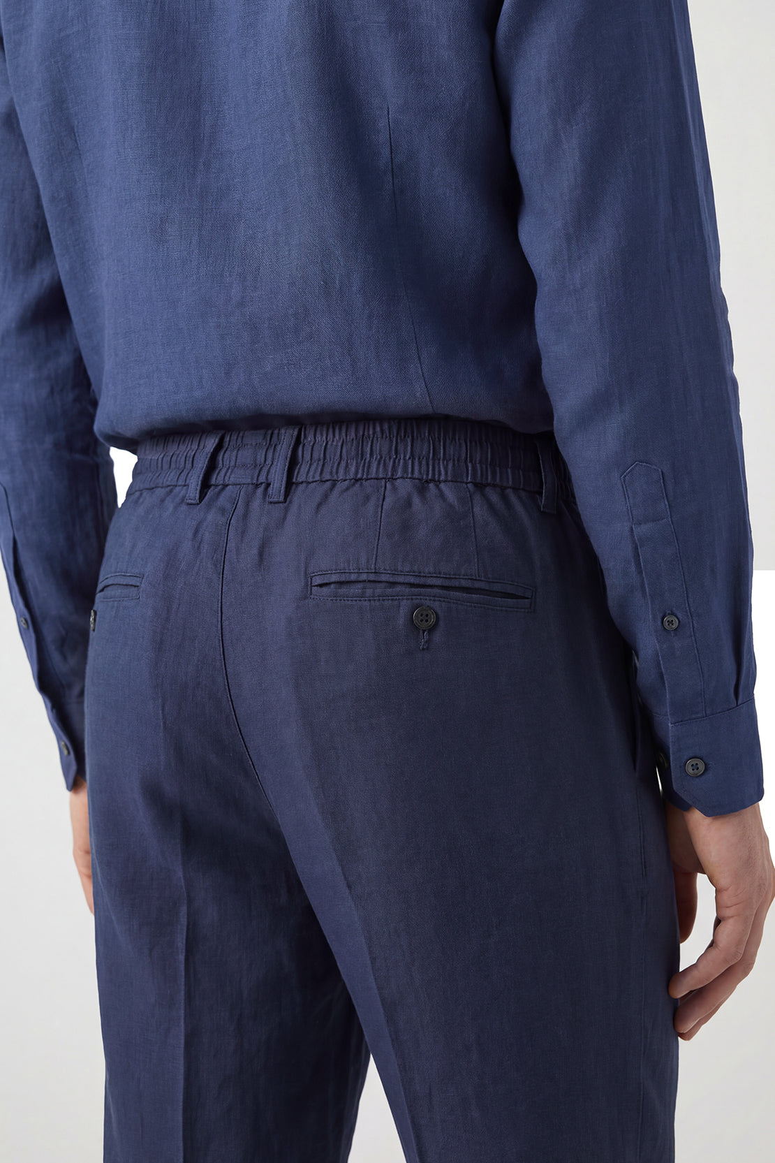 KOKO Linen Relaxed Pants – Navy