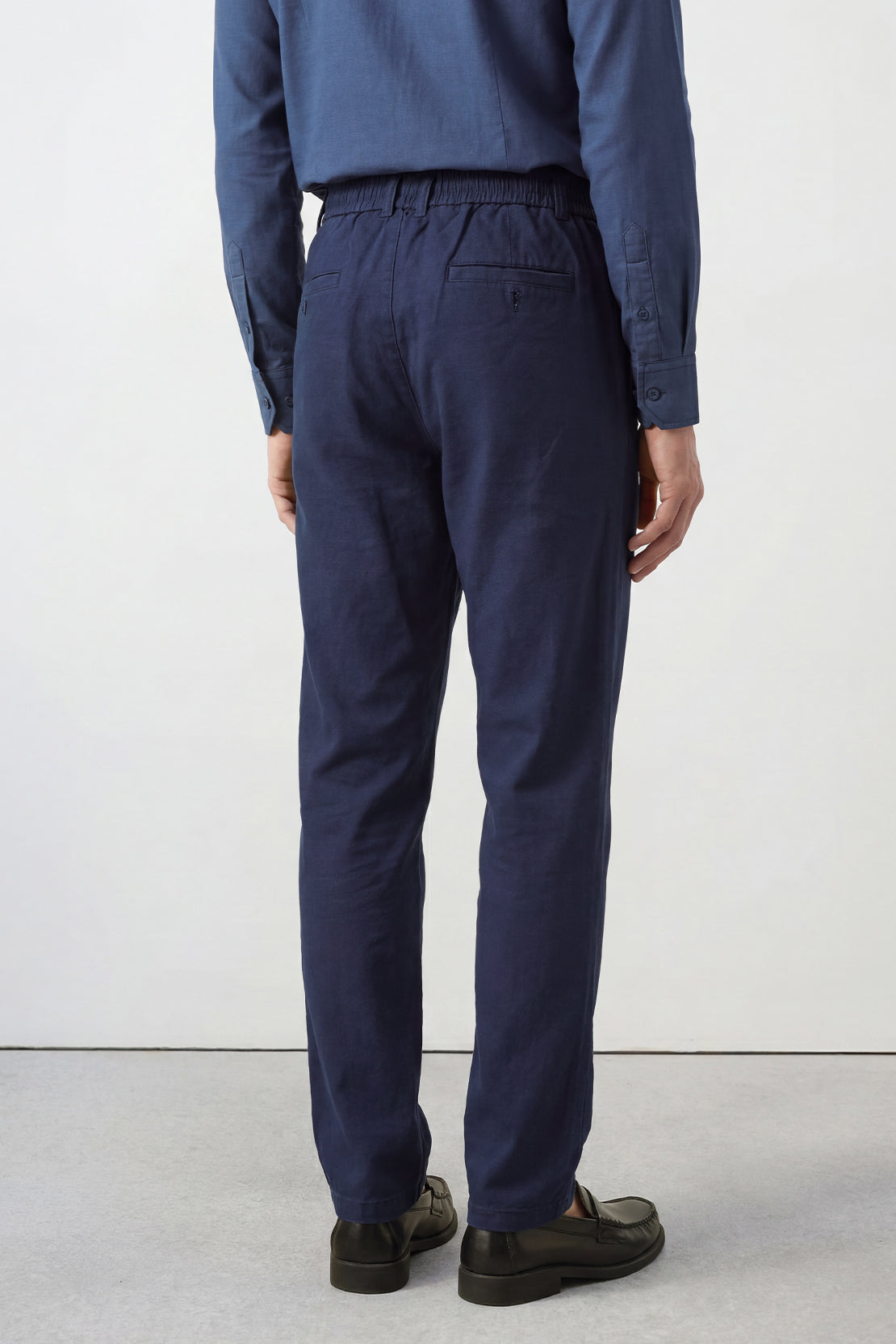 KOKO Linen Relaxed Pants – Navy