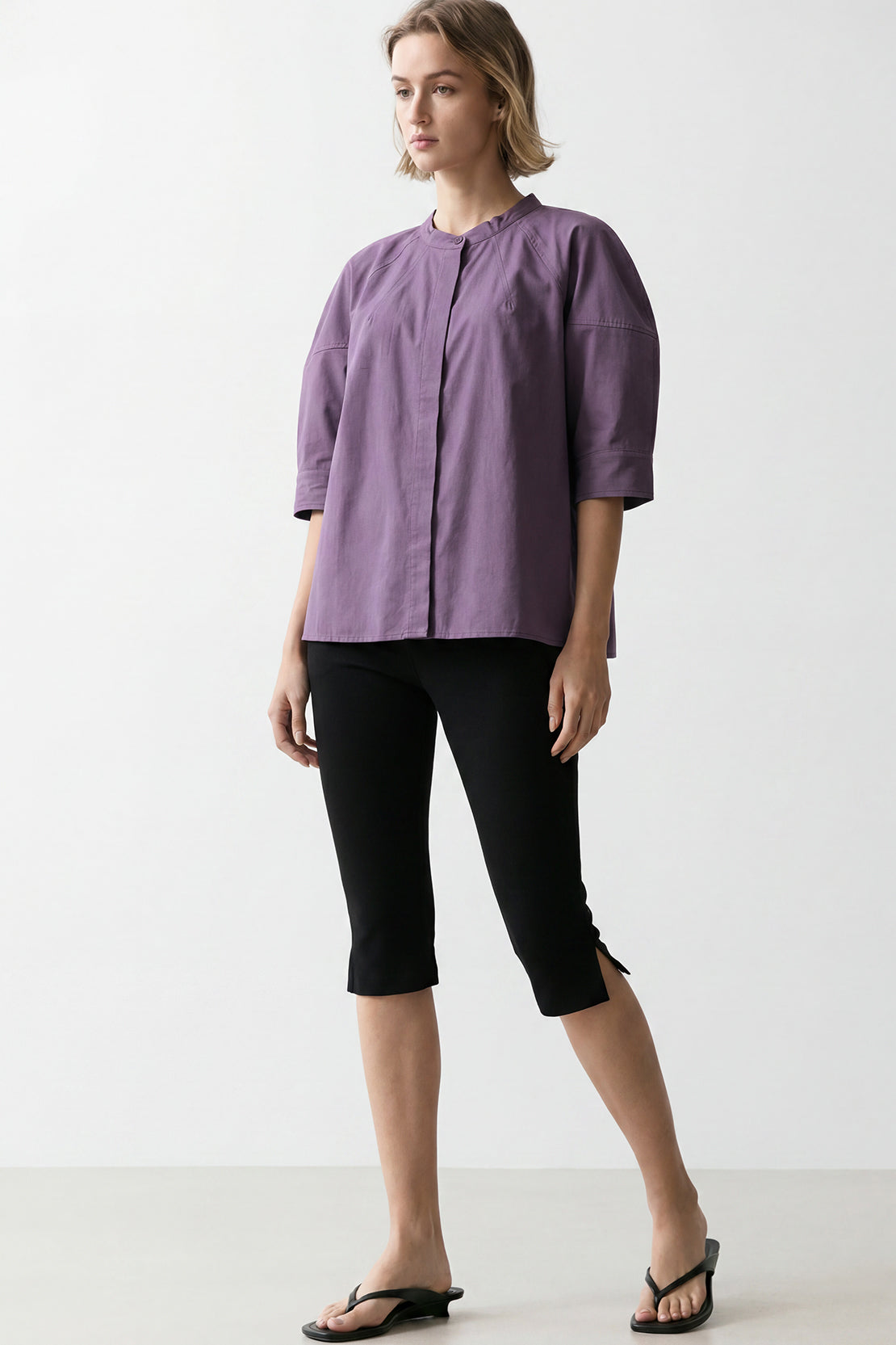 KOKO Air Cotton Crew Top – Purple