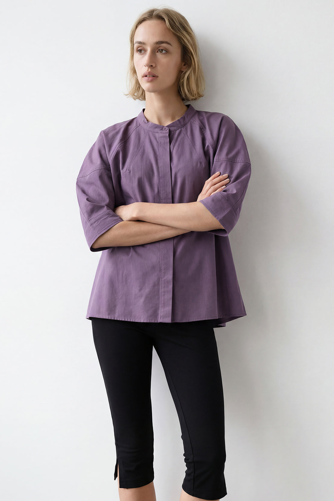 KOKO Air Cotton Crew Top – Purple