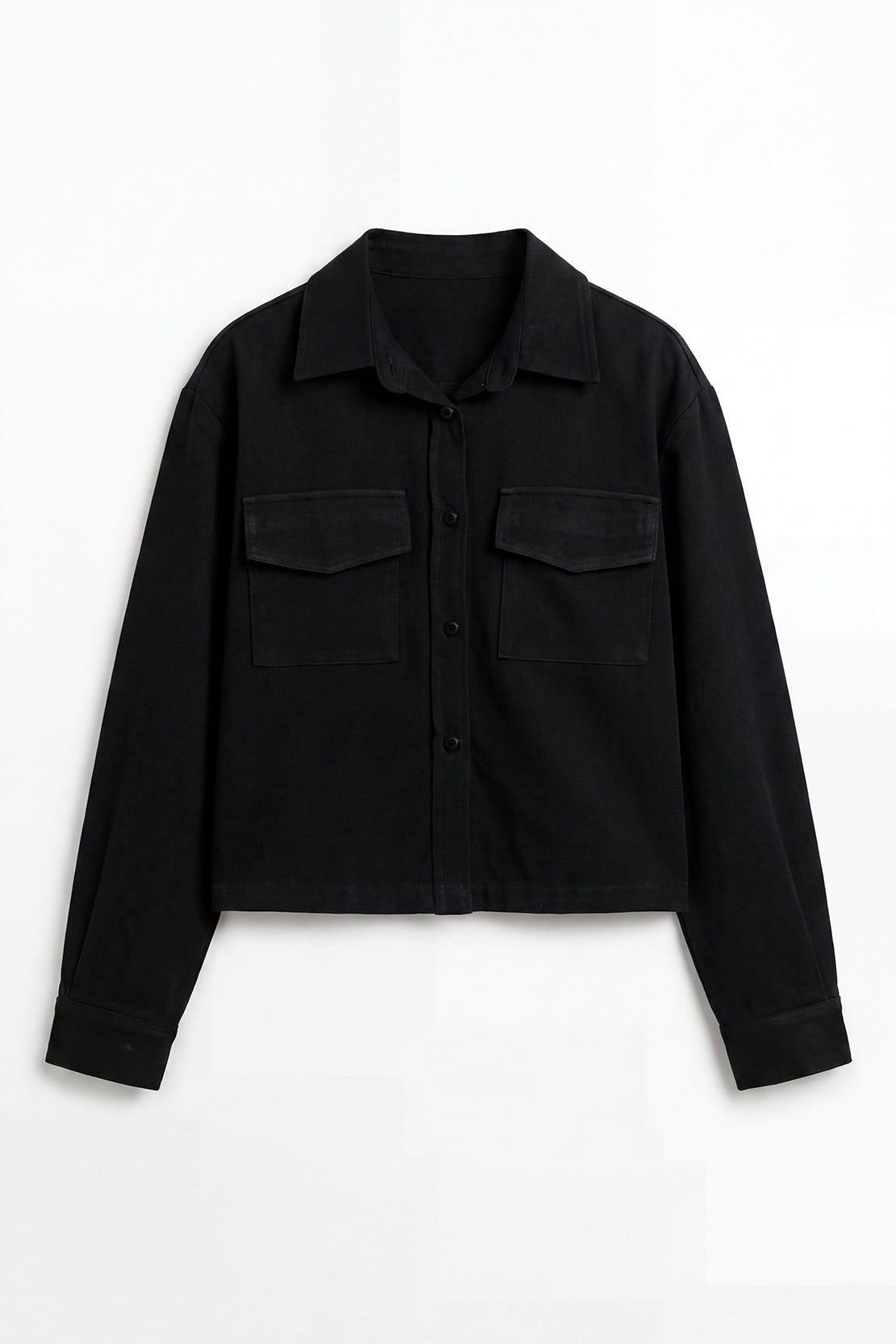 KOKO Modern Weave Utility Shirt – Black