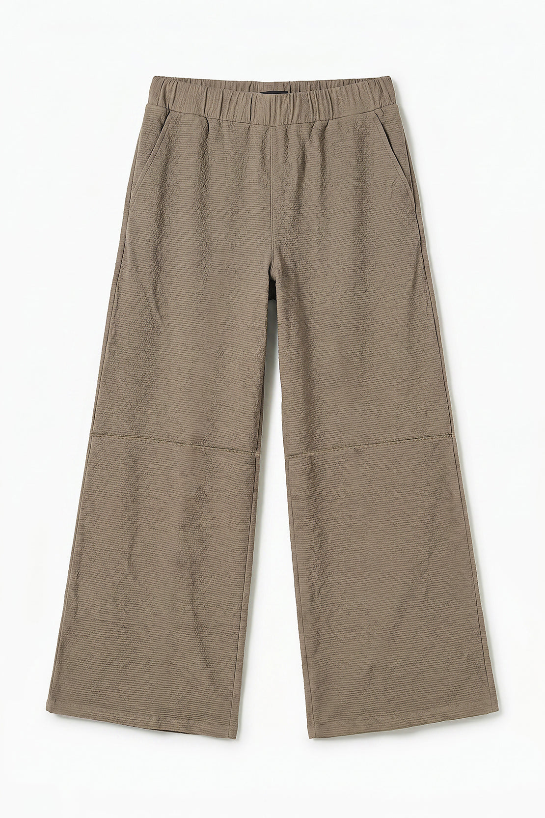 KOKO Textured Knit Relaxed Trouser – Clay