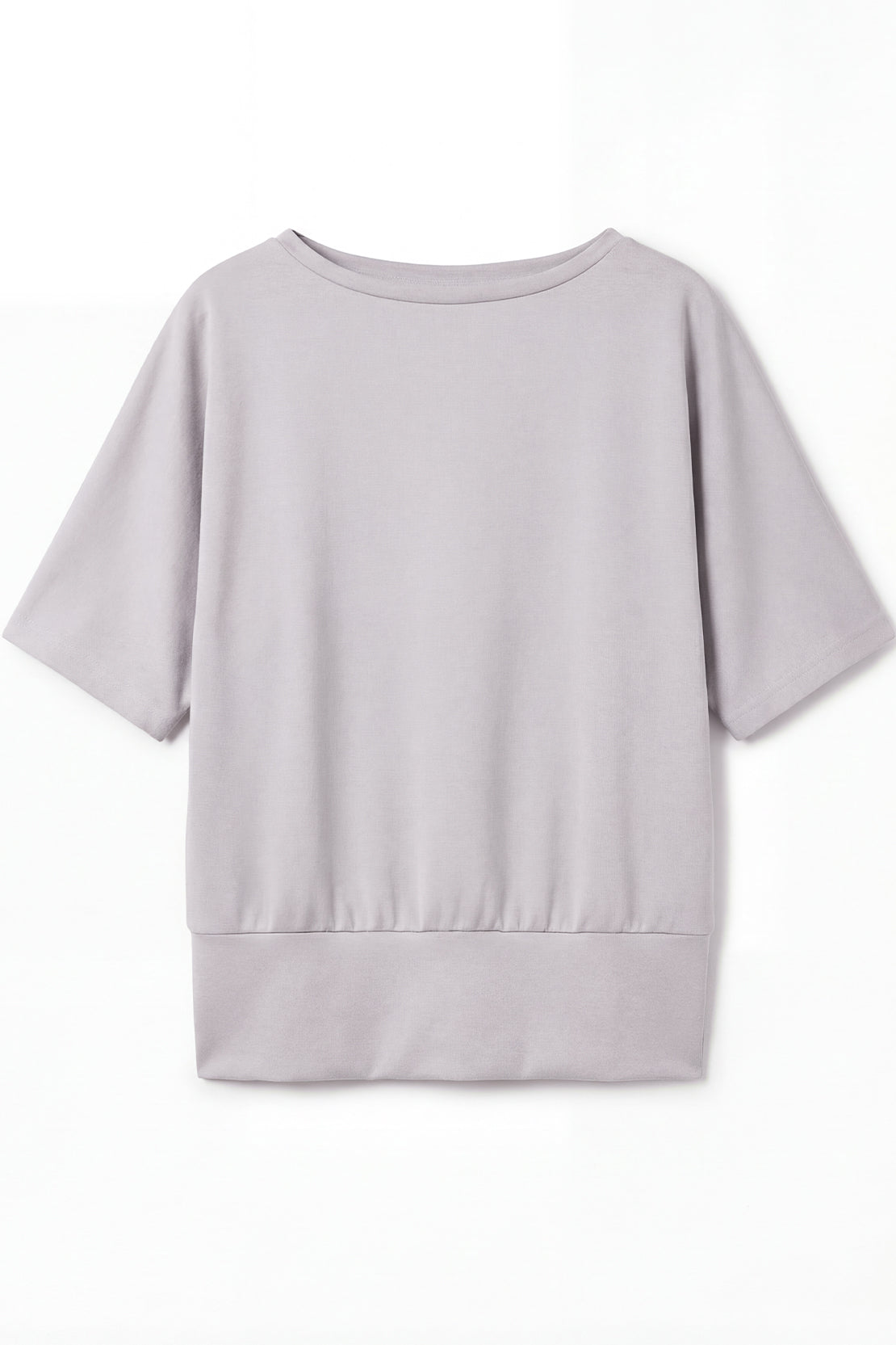 KOKO Modal Relaxed Boat Neck Top – Beige