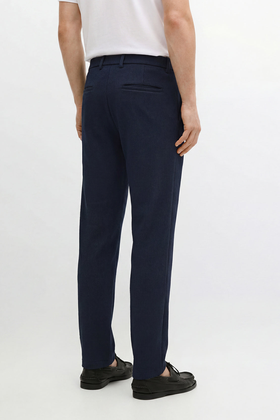 KOKO Waffle Tapered Pants – Navy Blue