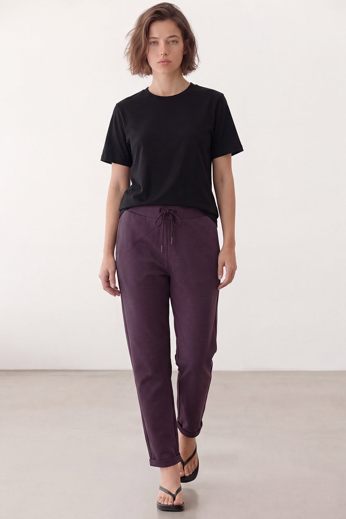 KOKO Weave Move Lite Straight Fit Pants – Purple