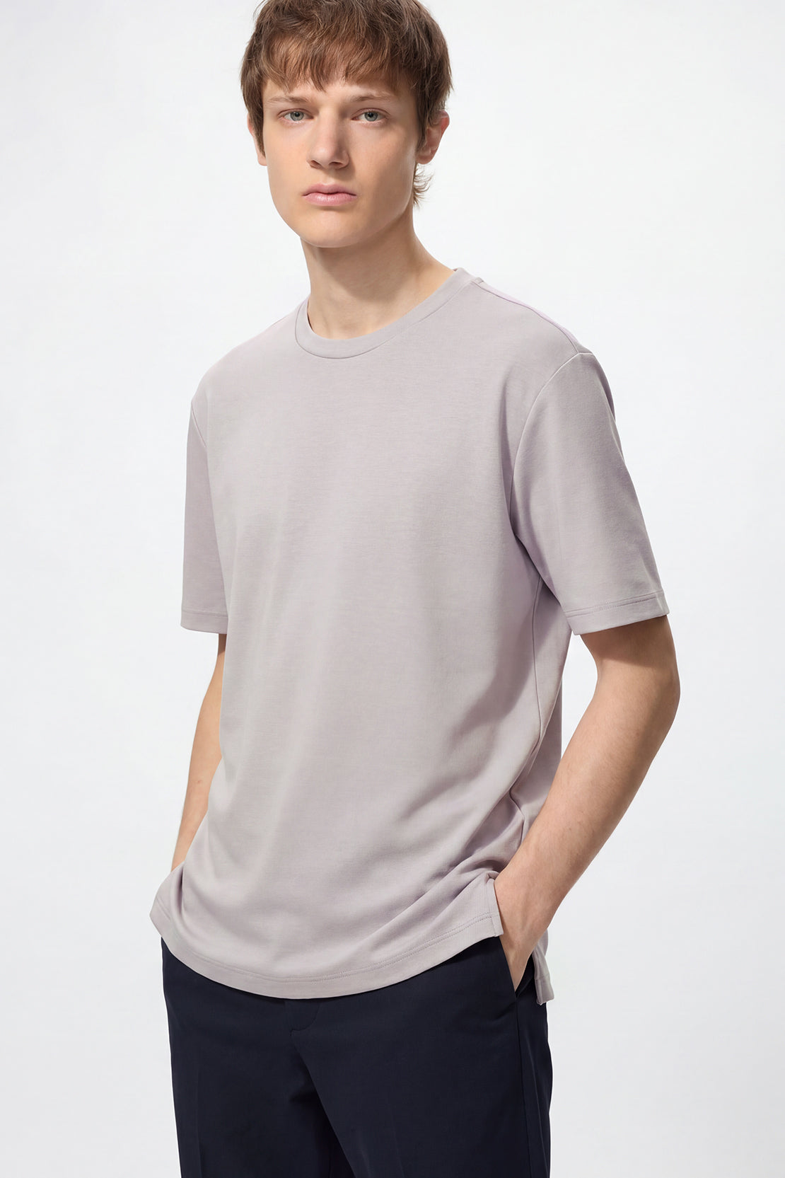 KOKO Sheen Modal Crew Neck T-Shirt – Clay