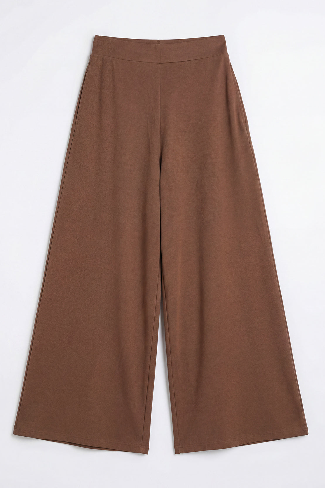 KOKO Modal Blend Wide Leg Pants – Taupe