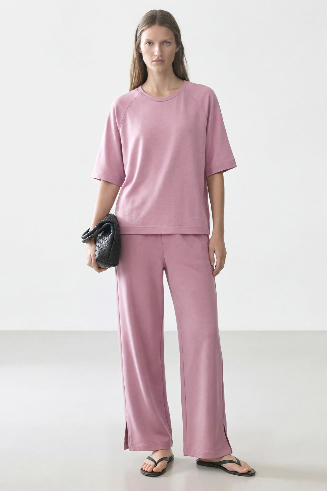 KOKO Modal Blend Relaxed Fit Top – Pink