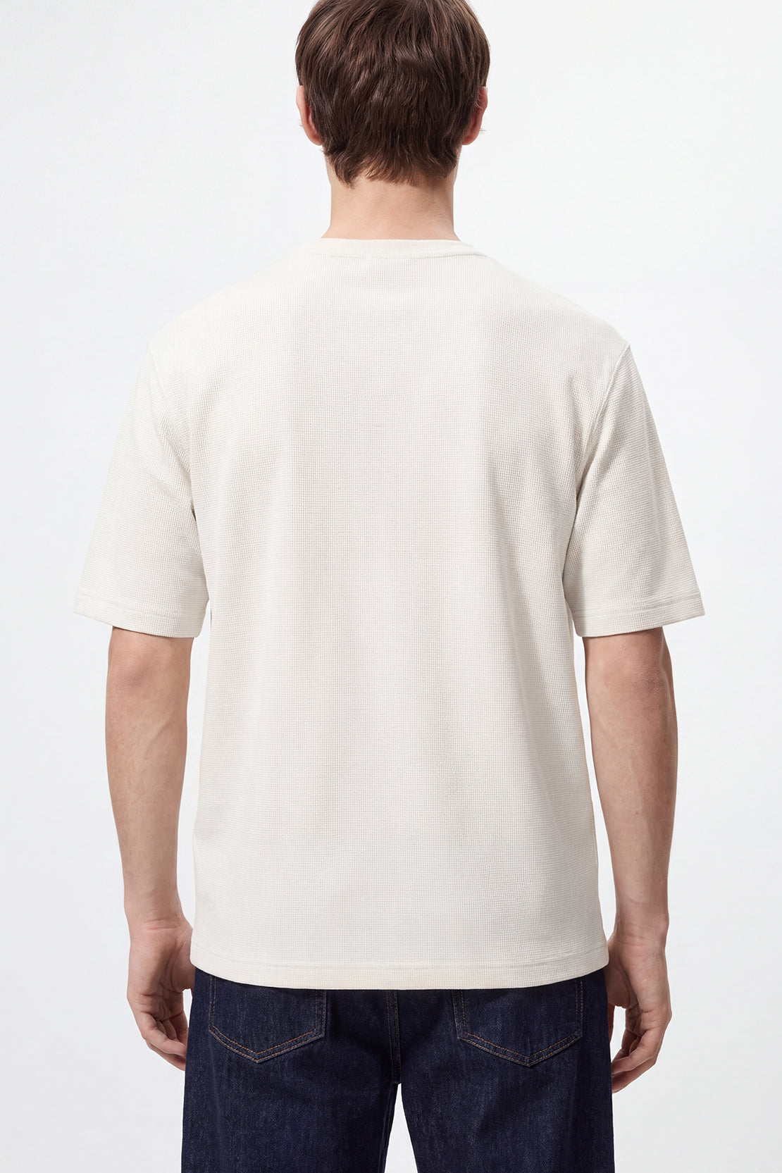 KOKO MIG Sand Washer Drop Shoulder T-shirt – White