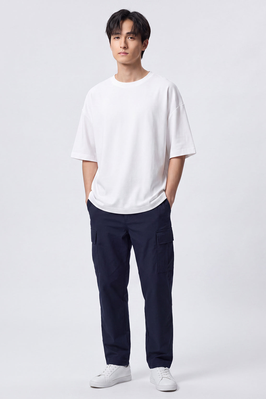 KOKO Cupro Oversized T-Shirt – White