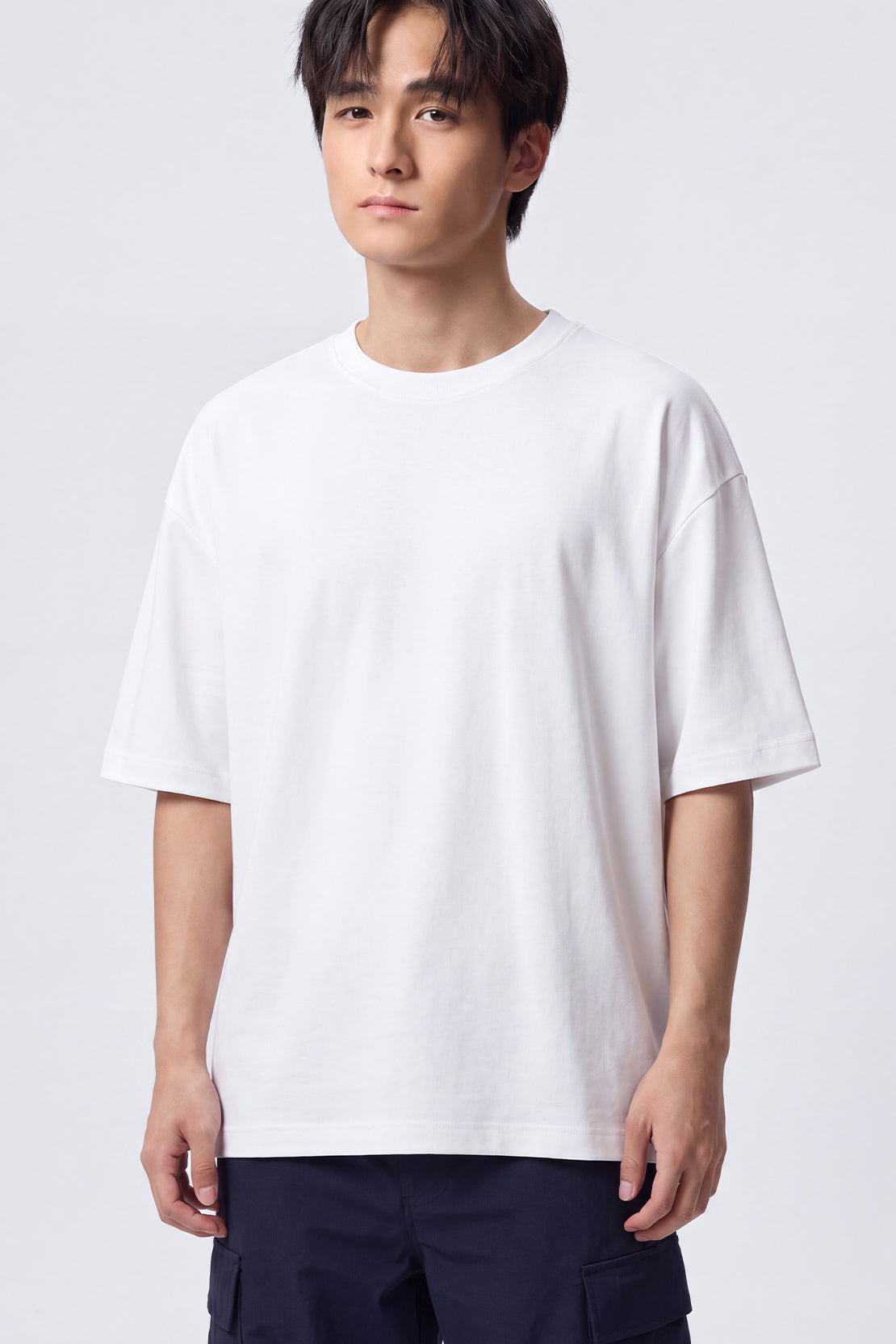 KOKO Cupro Oversized T-Shirt – White