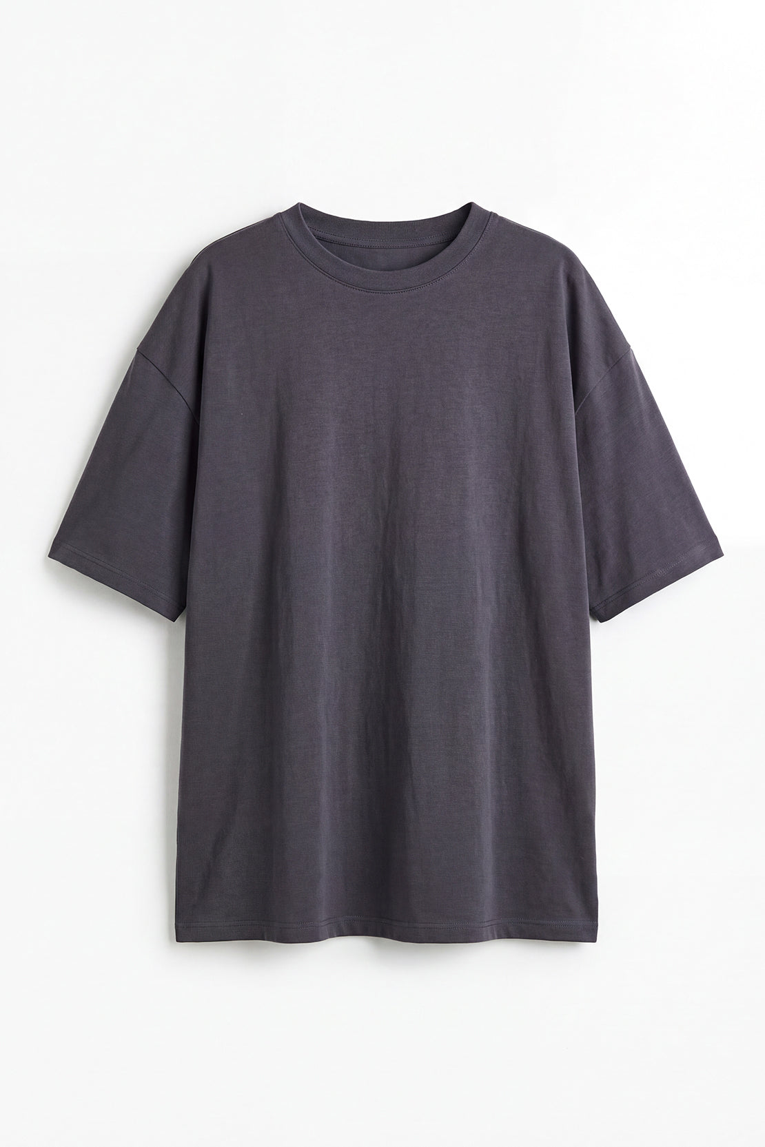 KOKO Cotton Drop Shoulder T-Shirt – Grey