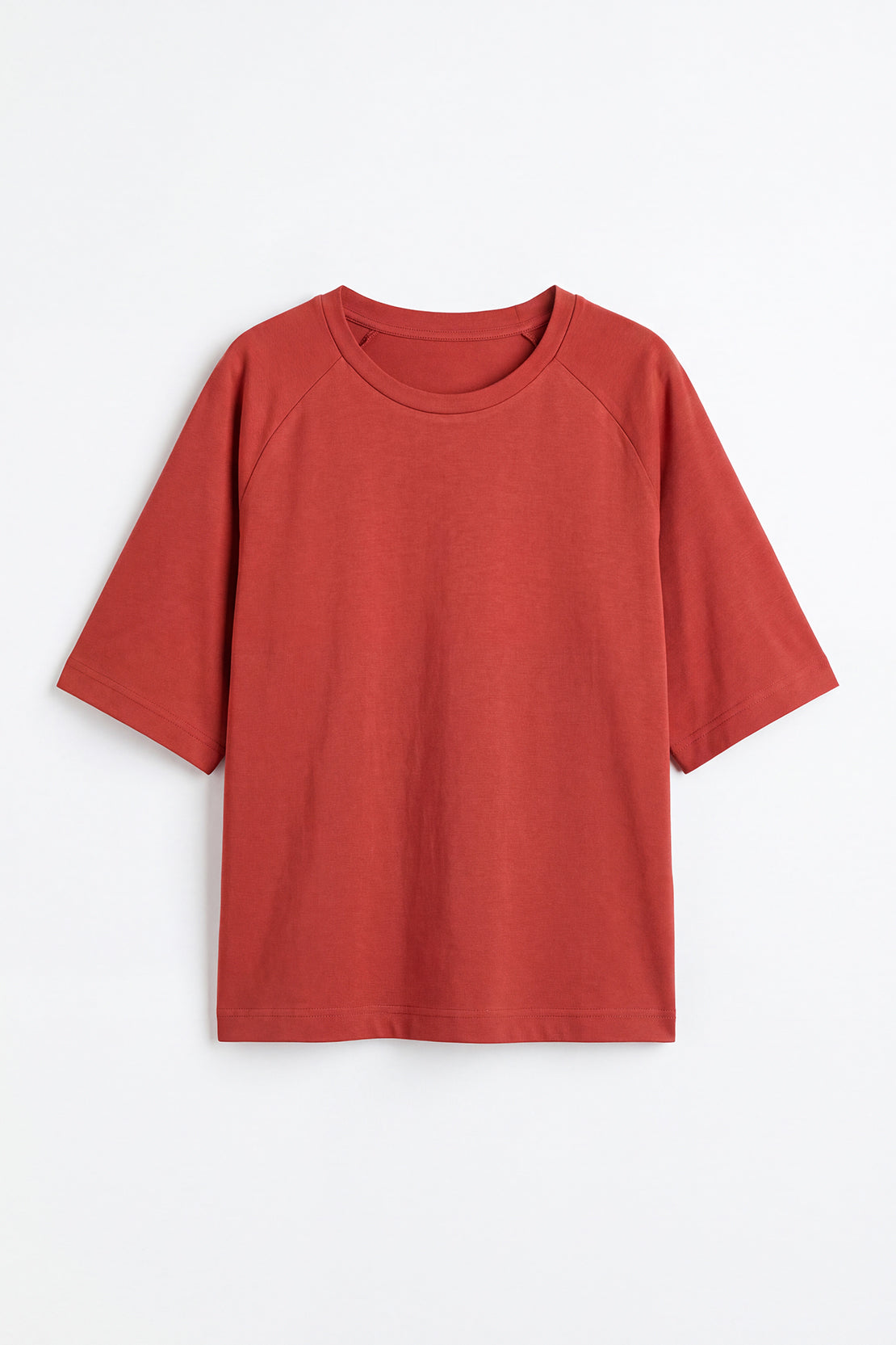 KOKO Cotton Blend Oversized T-Shirt – Orange