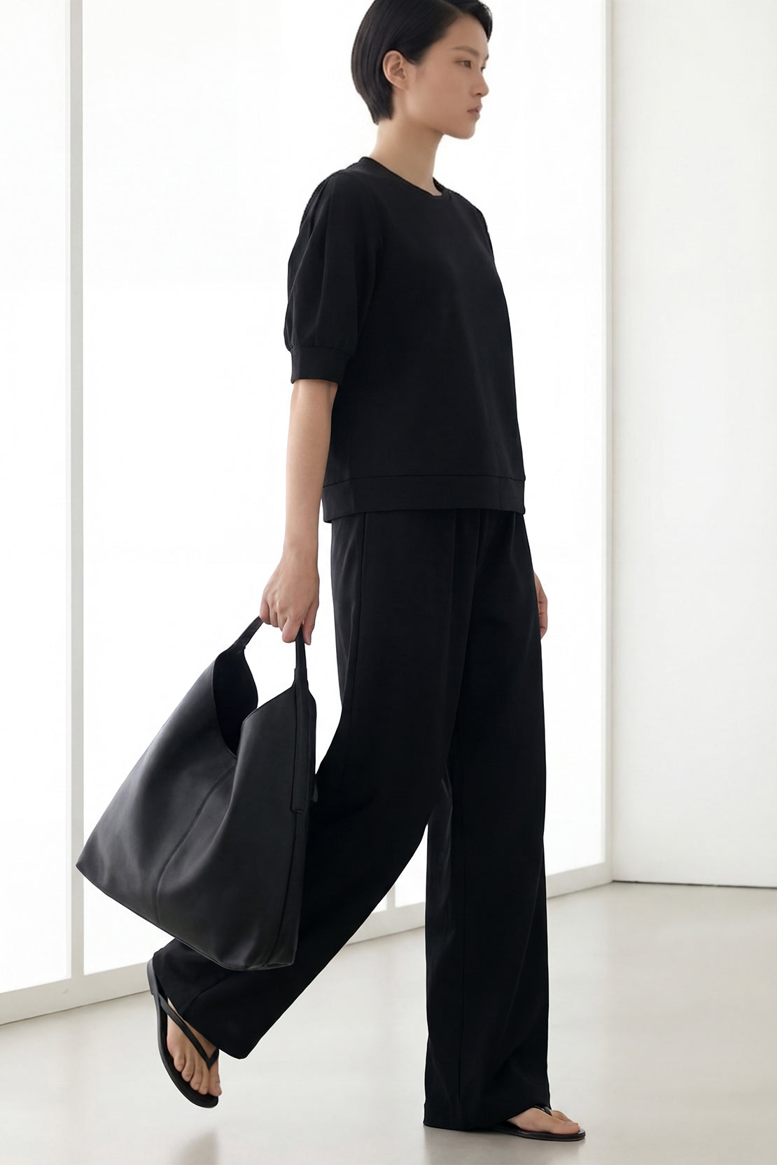 KOKO Modal Roma Relaxed T-Shirt – Black & Off-White