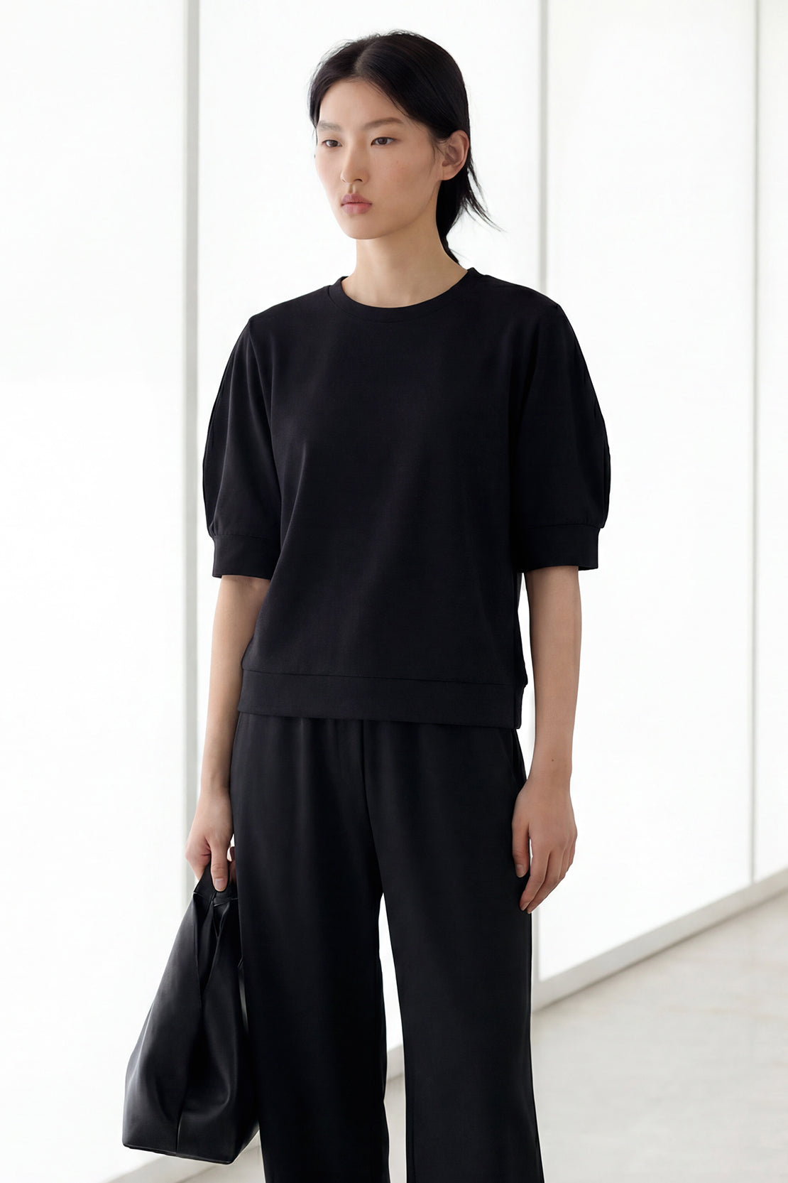 KOKO Modal Roma Relaxed T-Shirt – Black & Off-White