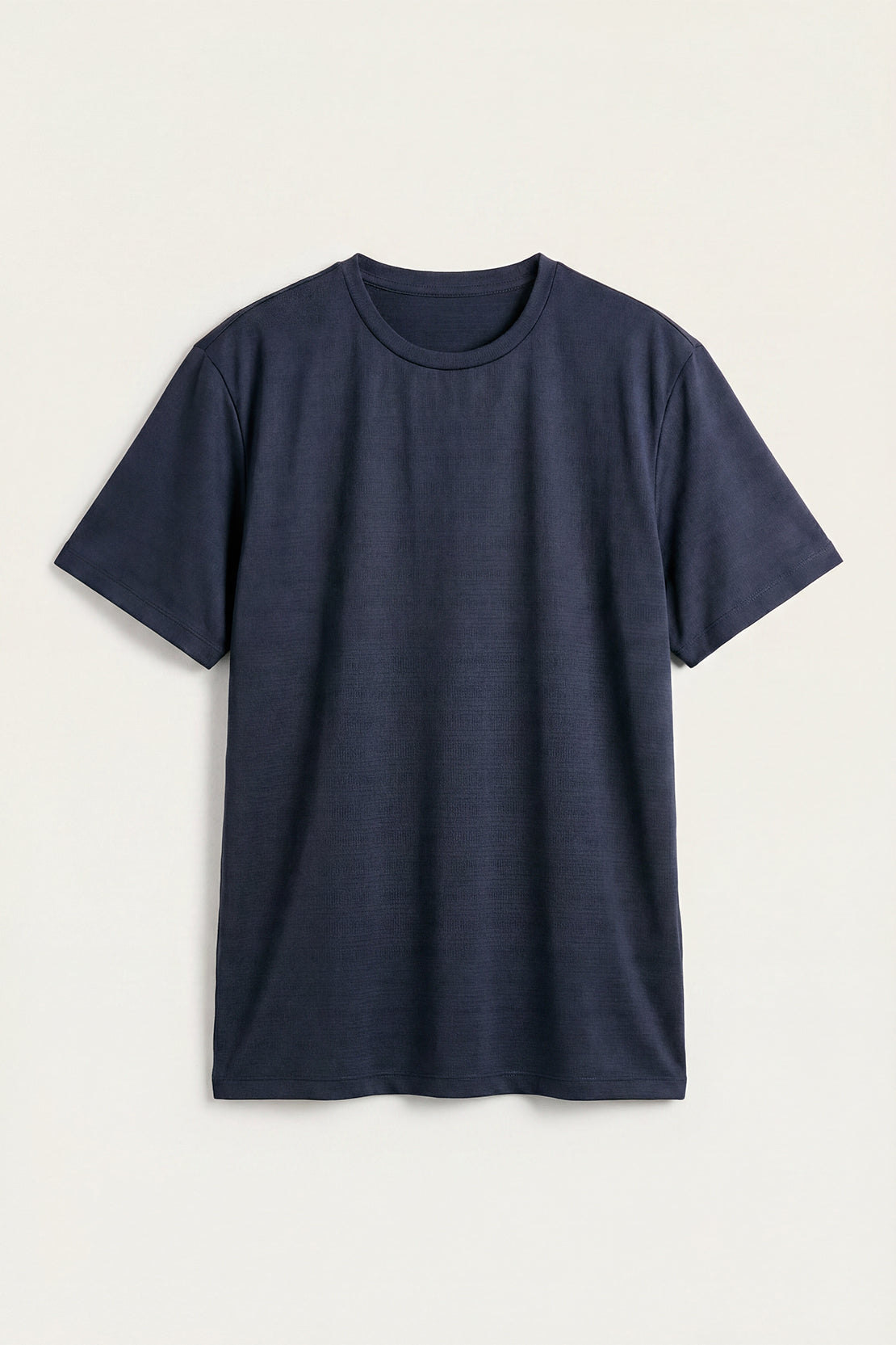 KOKO Knitted Mesh Crew Neck T-Shirt - White, Black, Navy, Blue, Grey & Jet Black