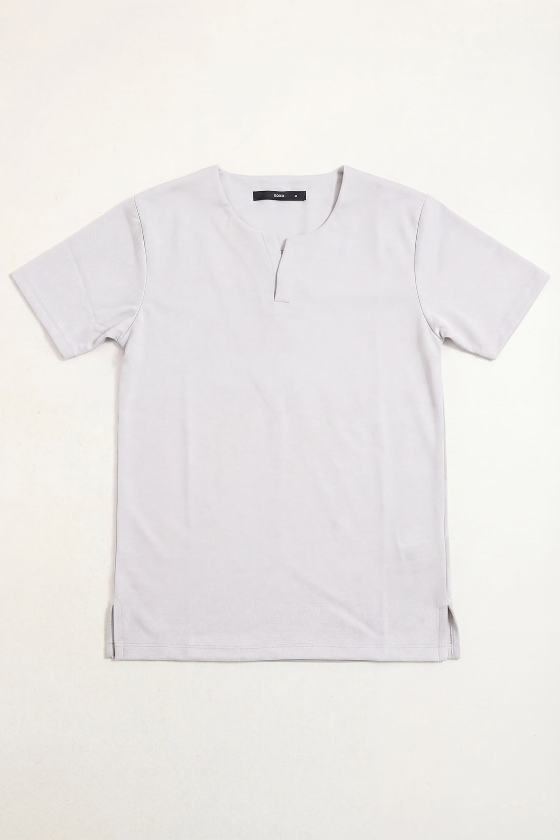 KOKO Modal Relaxed V-Neck T-Shirt – Black & Beige