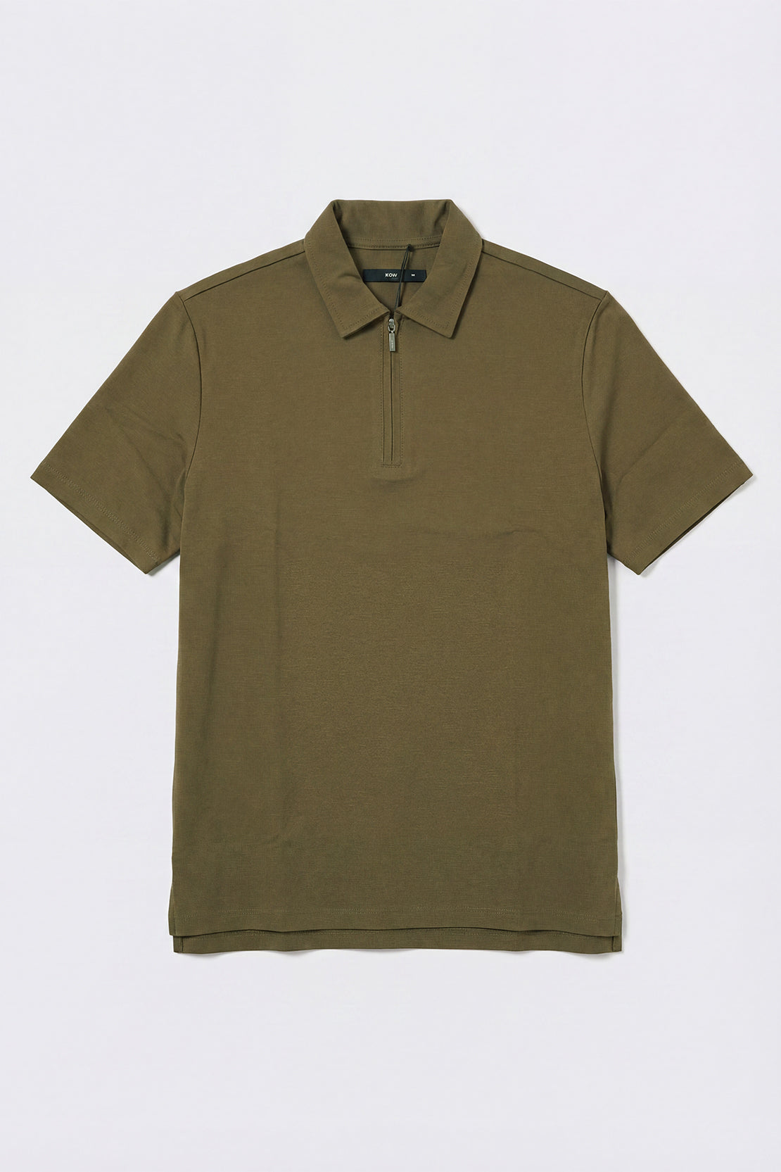 KOKO Modal Roma Half Zip Polo – Olive