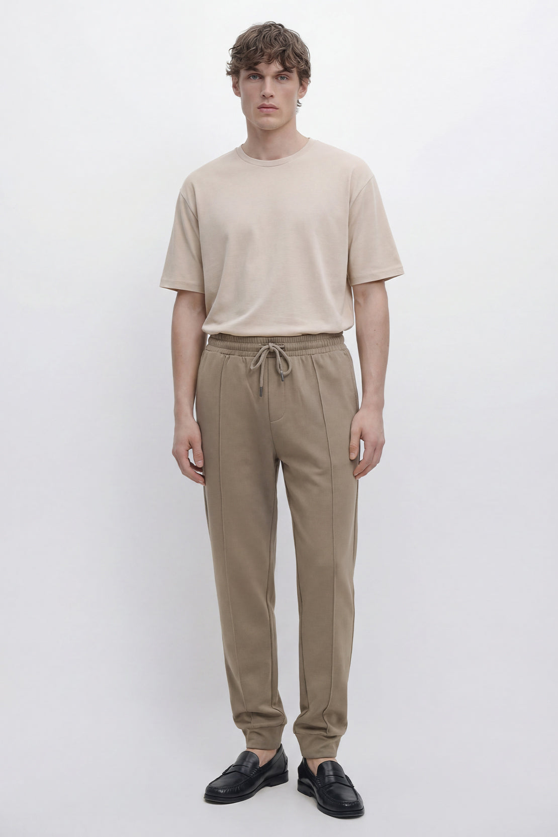 KOKO Modal Relaxed Trouser – Clay & Black