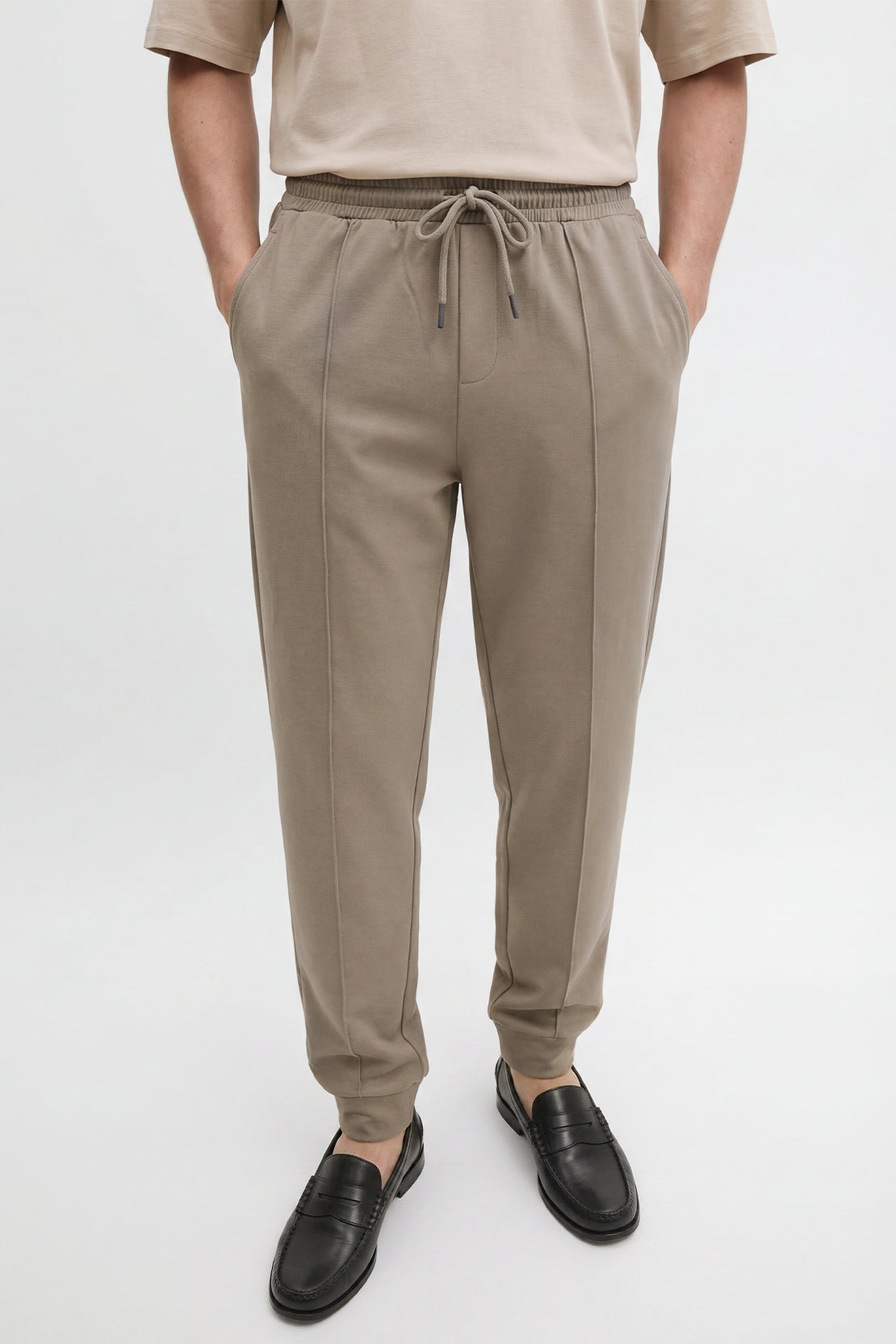 KOKO Modal Relaxed Trouser – Clay & Black