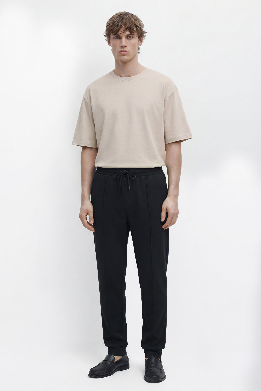 KOKO Modal Relaxed Trouser – Clay & Black