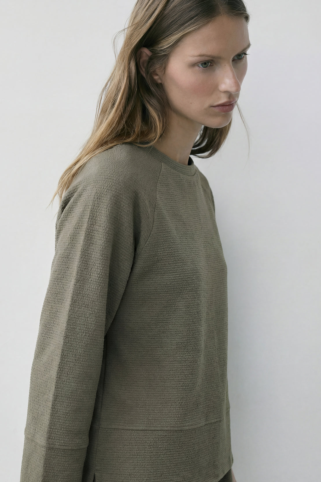 KOKO Textured Knit Relaxed Top - Clay