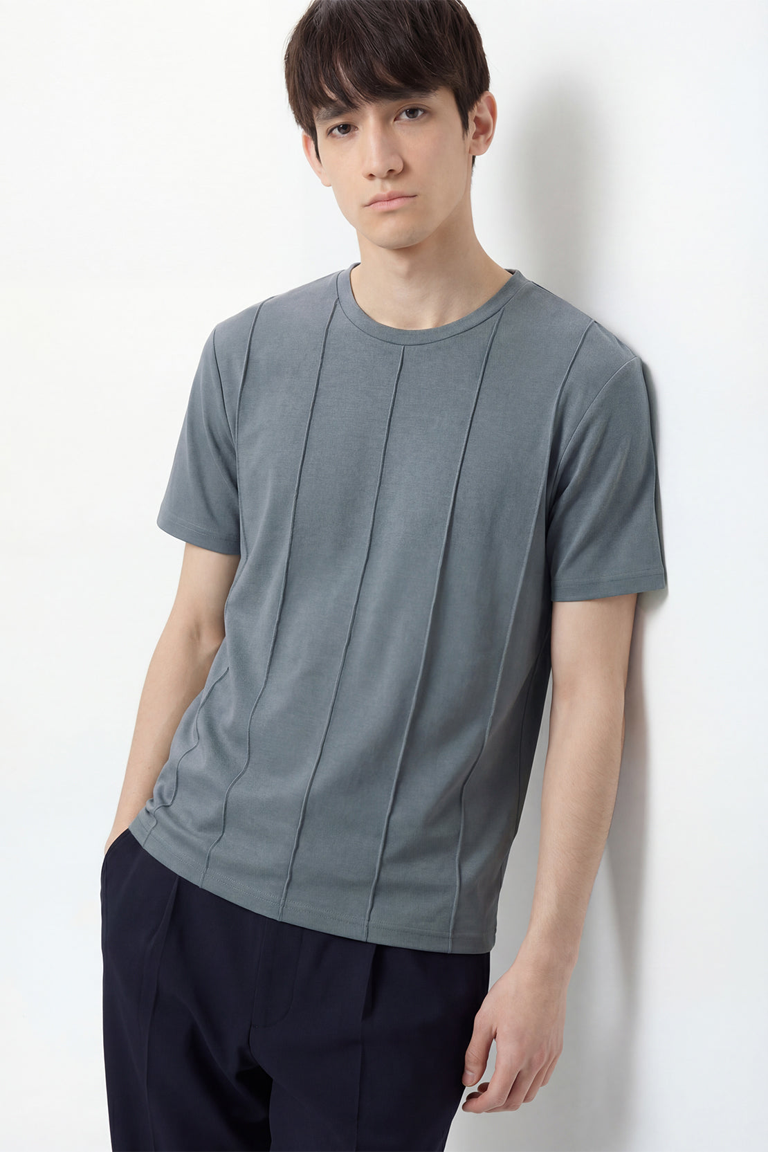 KOKO Modal Seam Detail T-Shirt – Grey