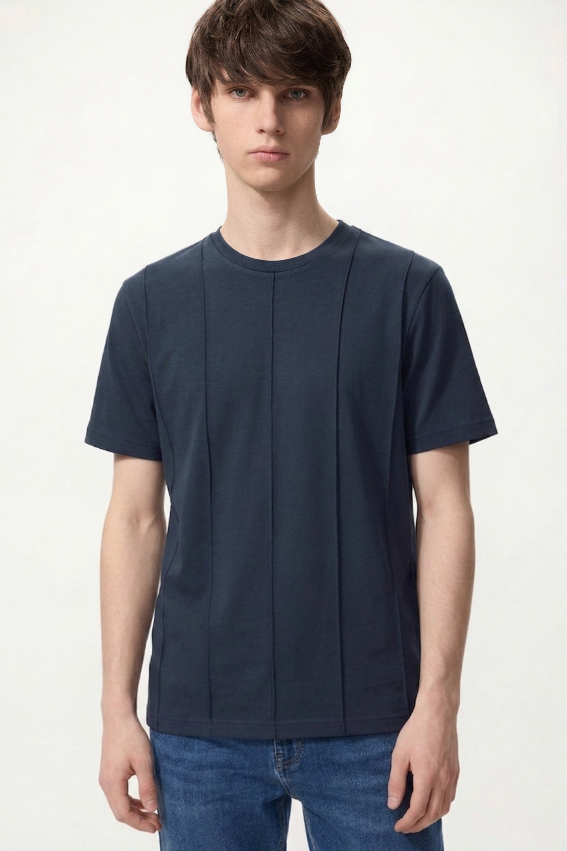 KOKO Modal Seam Detail T-Shirt – Navy