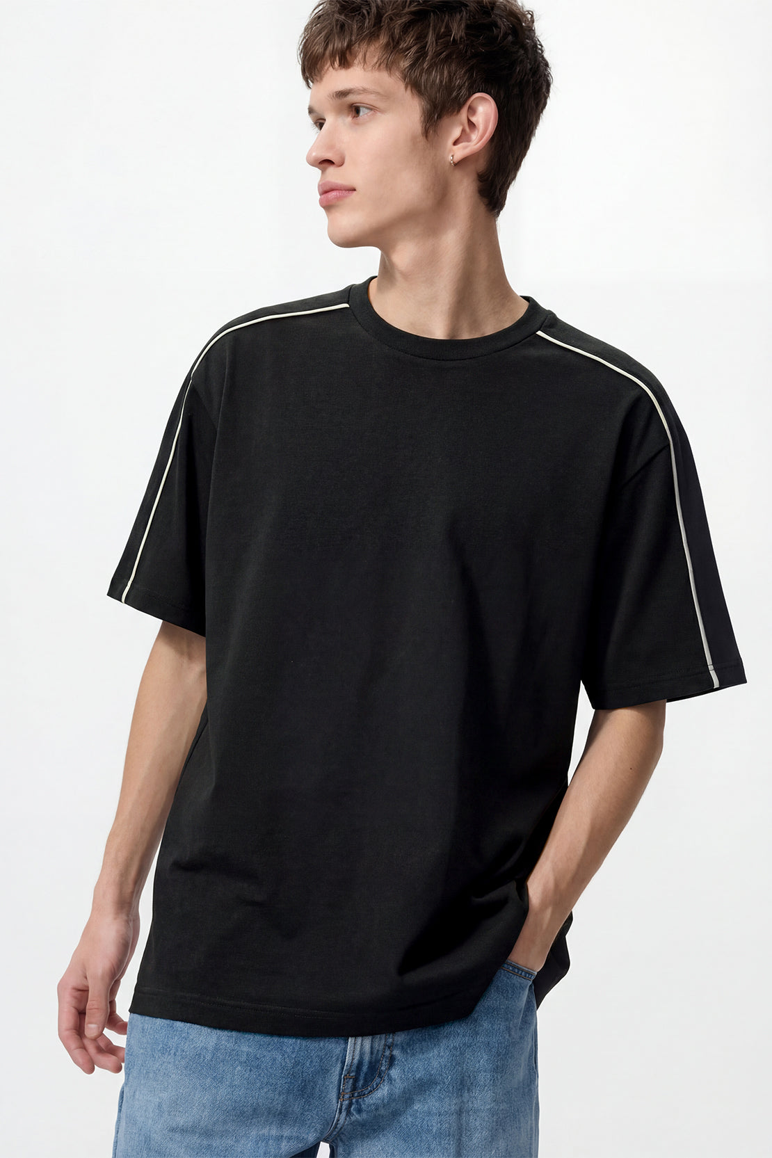 KOKO Modal Oversized Tee – Black