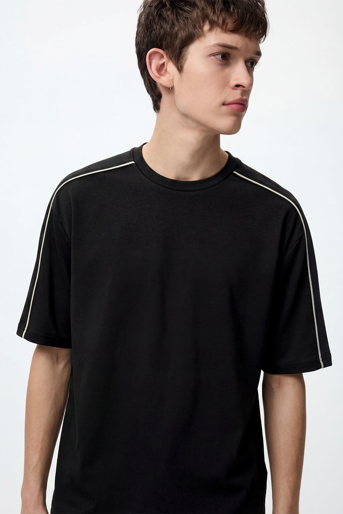 KOKO Modal Oversized Tee – Black