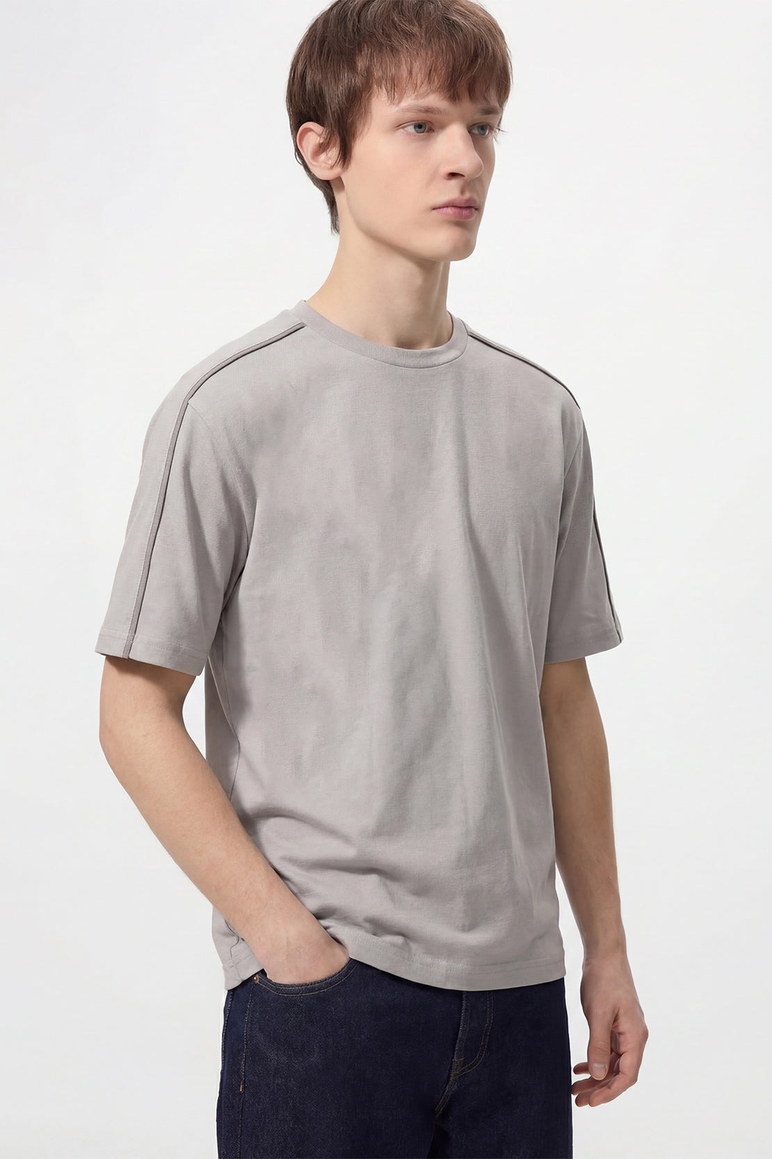 KOKO Modal Oversized T-Shirt – Black, Grey, Silver & Clay