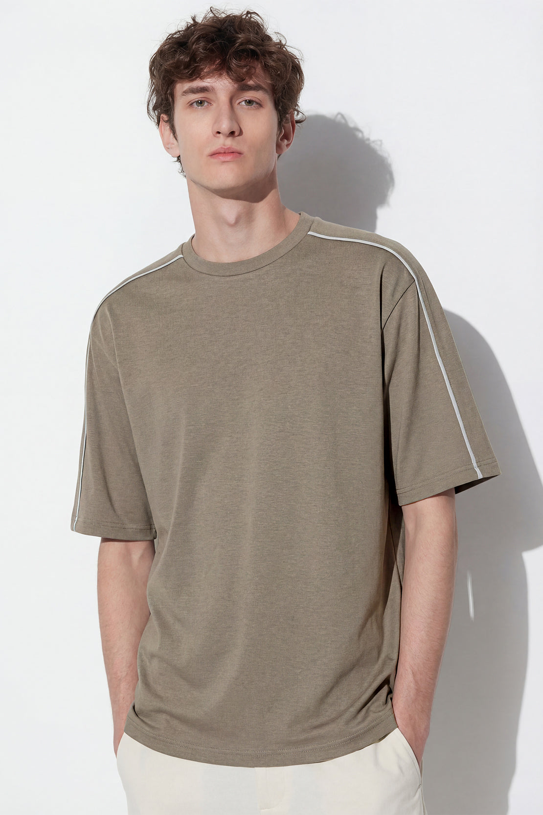KOKO Modal Oversized T-Shirt – Black, Grey, Silver & Clay