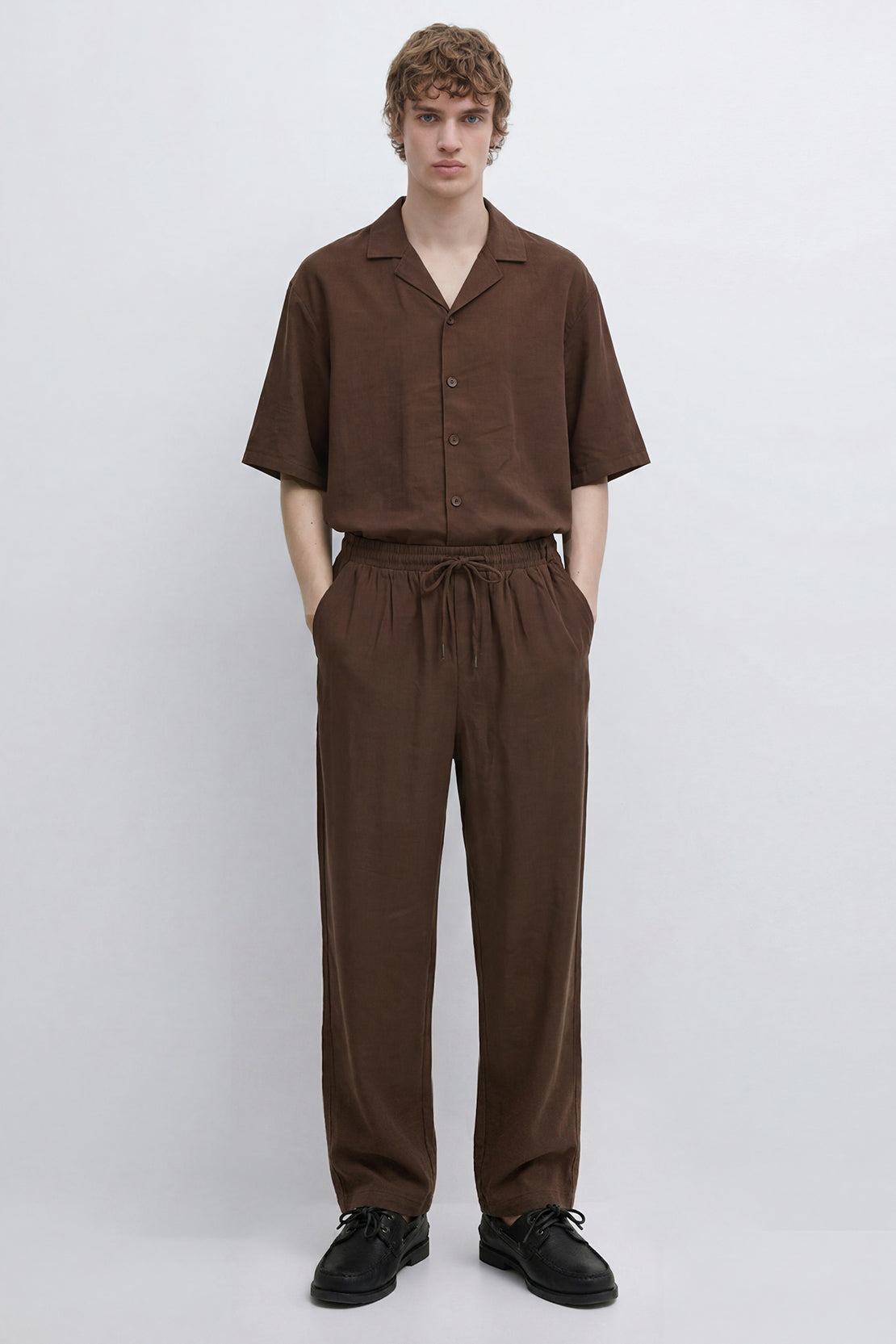 KOKO Premium Velvet Linen Pants – Coffee