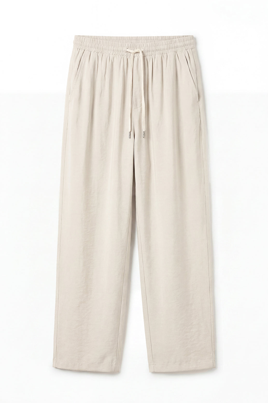 KOKO Premium Velvet Linen Lounge Pants – Soft Beige