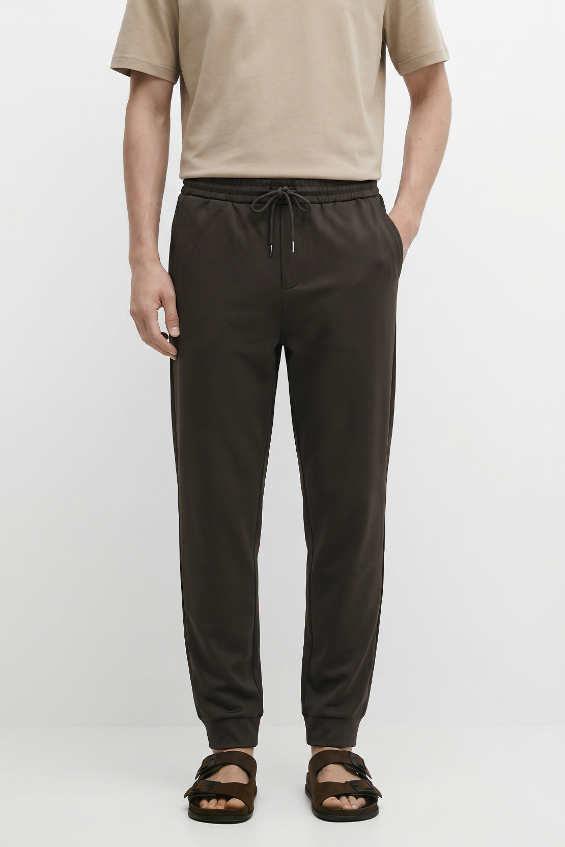 KOKO Plush Knit Jogger Bottom – Black