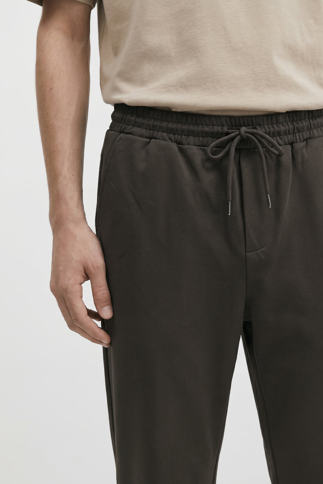 KOKO Plush Knit Jogger Bottom – Black