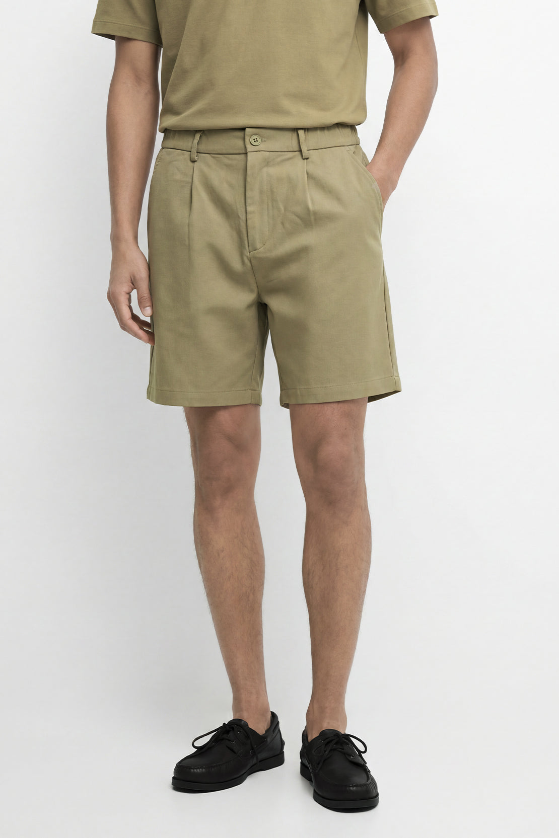 KOKO Modern Weave Shorts – Army Green